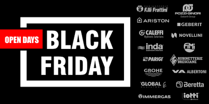 Promozione Black Friday 2019, omaggi, offerte speciali e prezzi scontati presso la Termoidraulica Coico di Roma