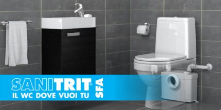 Trituratori Sanitrit per WC in offerta presso la Termoidraulica Coico